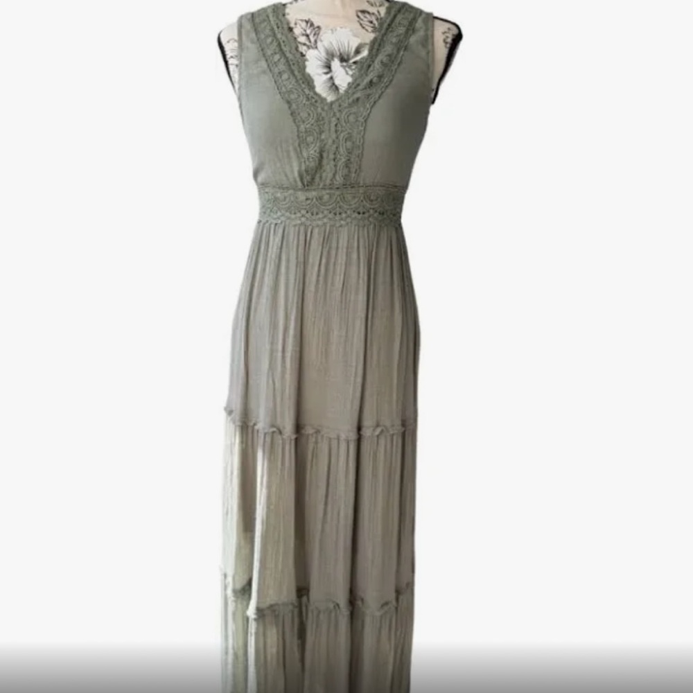 Rebellion green dress